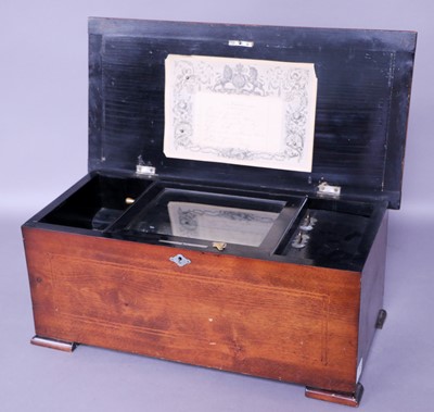 Lot 165 - A Musical Box Playing Eight Airs, By B. A. Bremond
