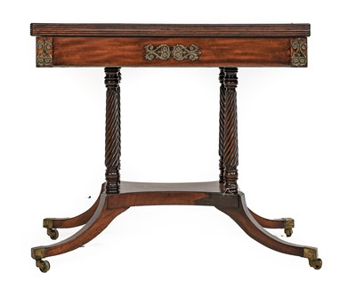 Lot 841 - A Regency Mahogany, Rosewood-Crossbanded and...