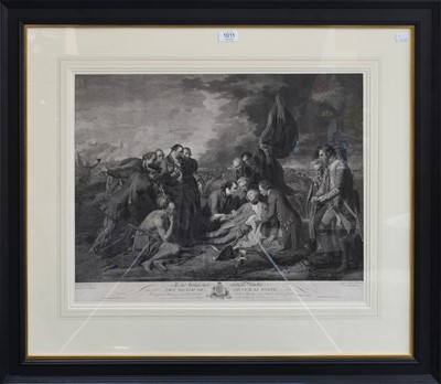 Lot 1011 - After Benjamin West PRA (1738-1820) "The Death...