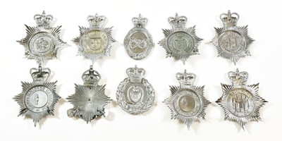 Lot 2063 - An Isle of Man Police Force Helmet Plate, of...