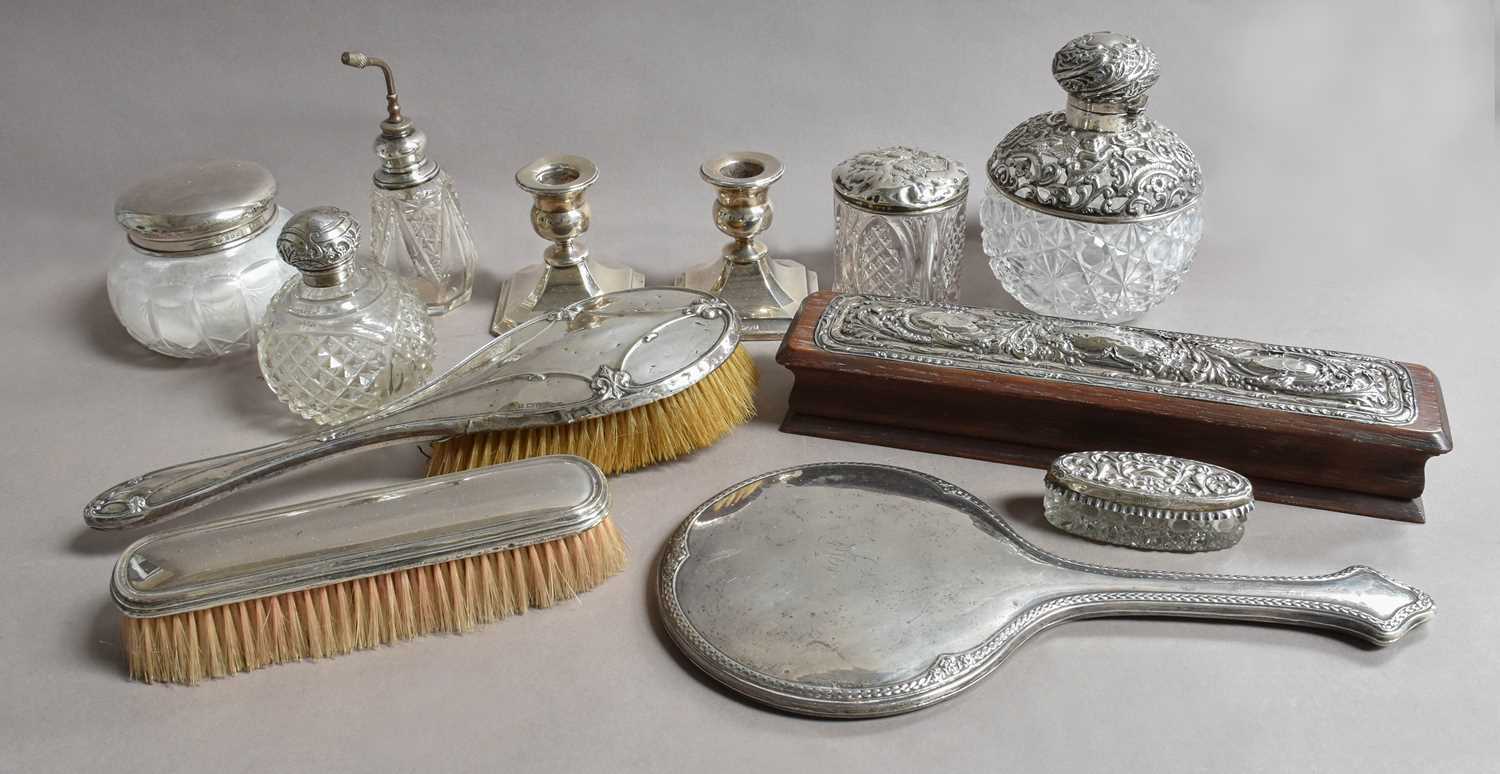 Lot 38 - A Collection of Assorted Silver, including: a...