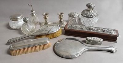 Lot 38 - A Collection of Assorted Silver, including: a...