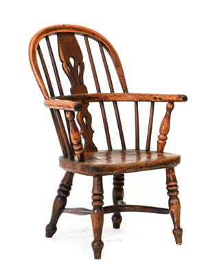 Lot 769 - A 19th Century Yewwood and Ash Windsor...