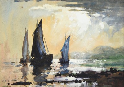 Lot 491 - Robert Lesley Howey (1900-1981) Three sailing...