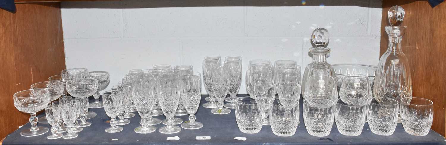 Lot 93 - A suite of Waterford crystal, Colleen pattern...
