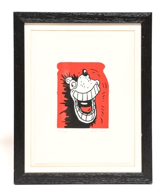 Lot 121 - Gnasher (Dennis The Menace) Limited Edition Screen Print