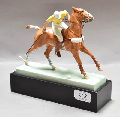 Lot 212 - Royal Worcester 'The Polo Player', modelled by...