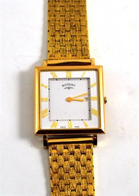 Lot 2 - 9ct gold gentleman's Rotary wristwatch