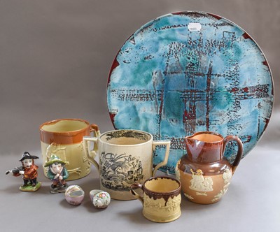 Lot 6 - A Poole pottery charger, stoneware including...
