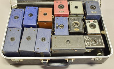 Lot 273 - Box Cameras A Collection Of Assorted Examples