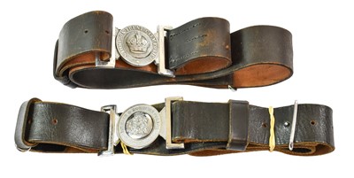 Lot 2115 - A Stoke-on-Trent City Police Black Leather...