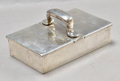 Lot 97 - An Edward VII Silver Double Cigarette-Case, by...