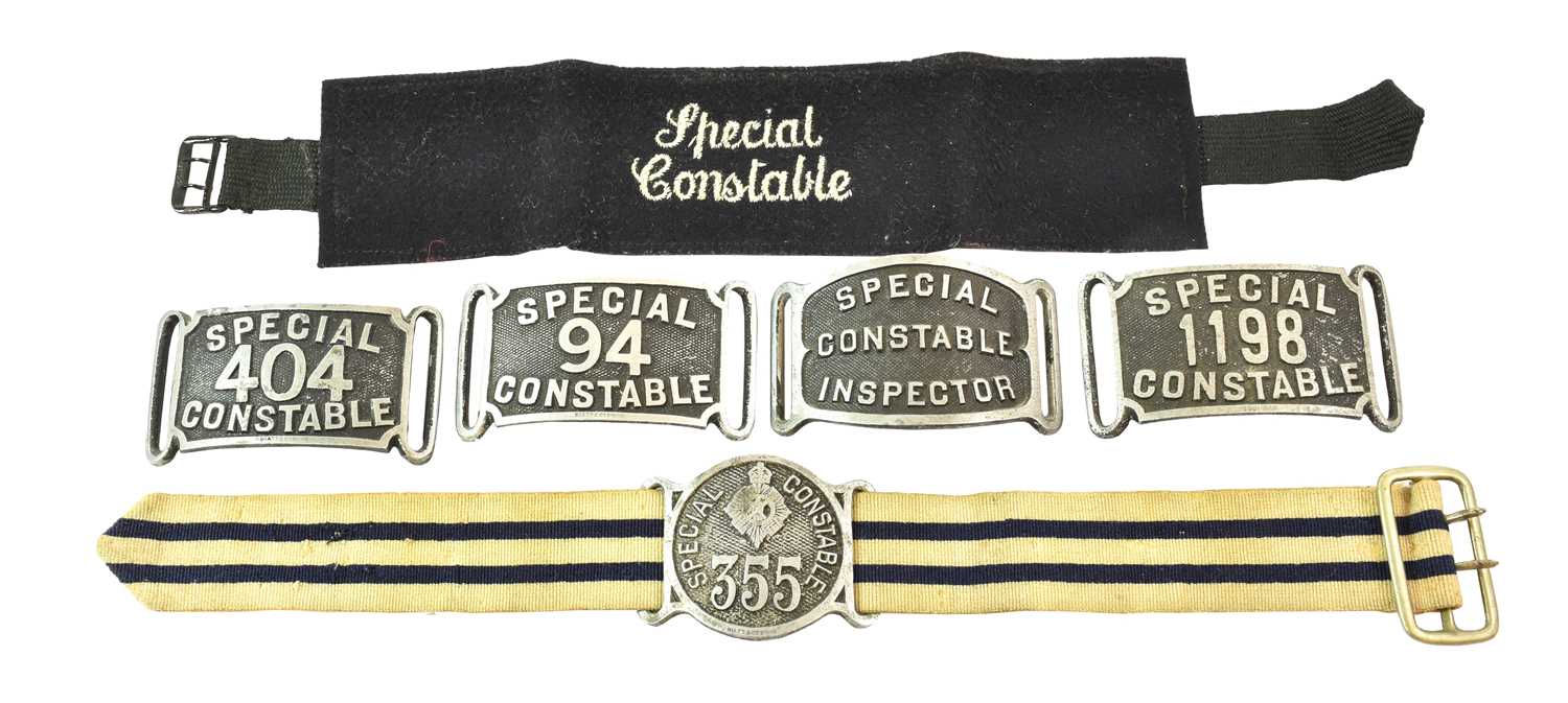 Lot 2122 - A Special Constable Inspector's Brassard, in...