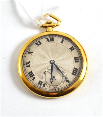 Lot 13 - An 18ct gold pocket watch
