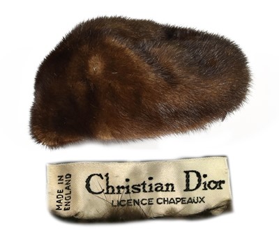 Lot 2227 - Circa 1960s Christian Dior Dark Mink Licence...