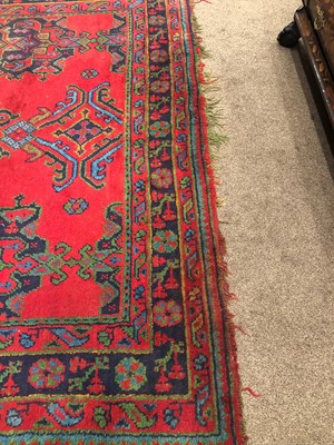Lot 334 - Ushak Carpet of unusual size Central West/West...