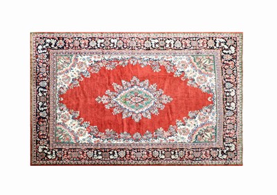 Lot 335 - Mahal Carpet West Iran, circa 1940 The plain...