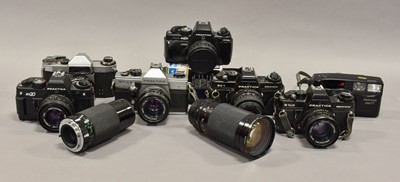 Lot 369 - Various Praktica Cameras And Lenses