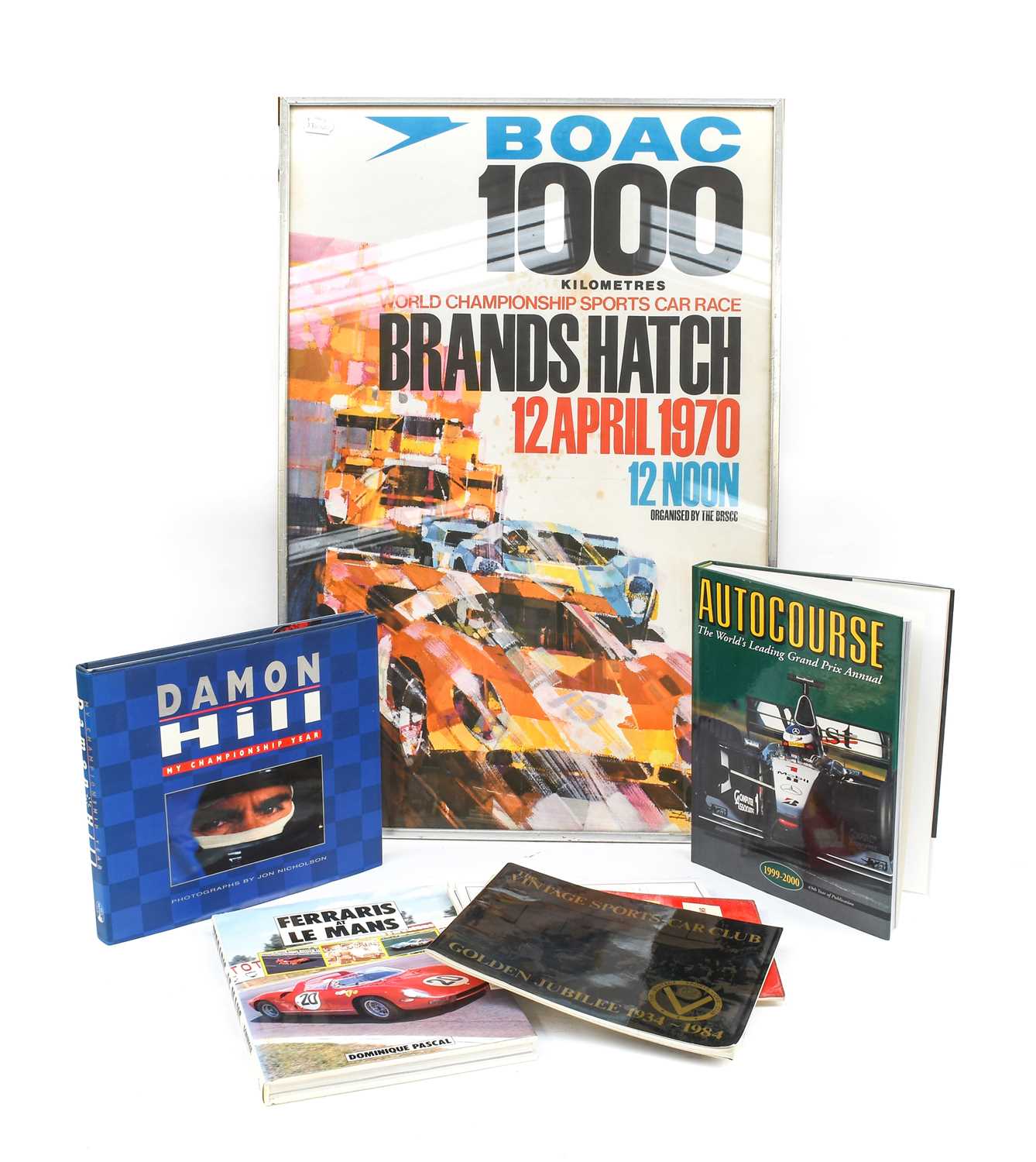 Lot 118 - BOAC 1000 Kilometres: A 1970's Framed