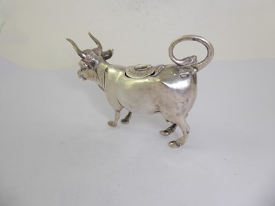 Lot 2055 - A Continental Silver Cow-Creamer