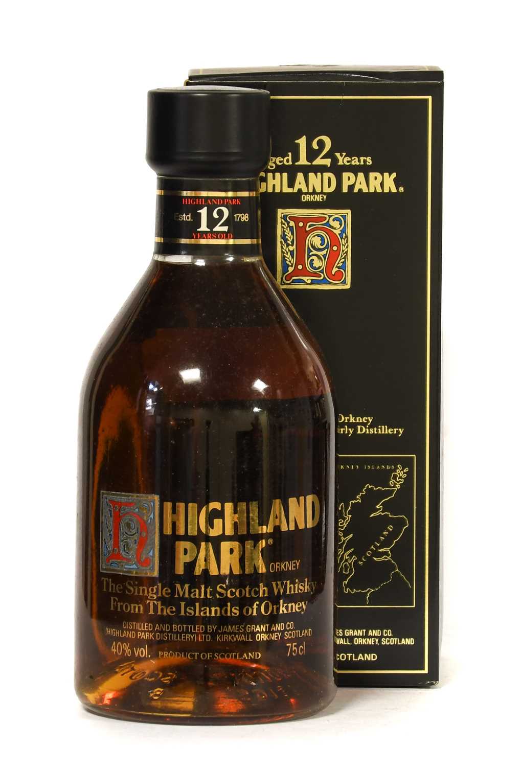 Lot 5207 - Highland Park 12 Year Old Single Malt Scotch...