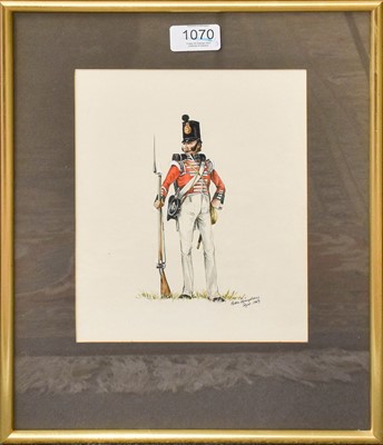 Lot 2129 - Peter Kempley Private, 1845, to 68th or Durham...
