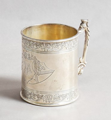 Lot 69 - A George V Silver Mug, by James Dixon and Sons...