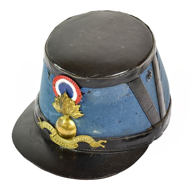 Lot 2227 - A Late 19th Century French Shako to L'Académie...