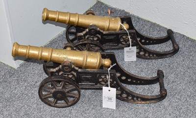 Lot 96 - A pair of 20th century brass signalling...
