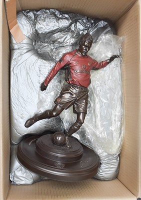 Lot 267 - A David Beckham bronzed composite figure,...