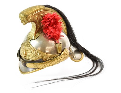 Lot 2233 - A Copy of a French Chasseur Helmet, with steel...