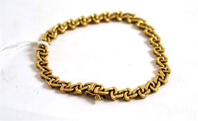 Lot 47 - A 9ct gold bracelet ";Chiampesan"