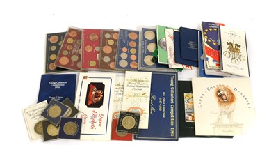 Lot 445 - Assorted Commemorative Coins and Specimen Sets,...