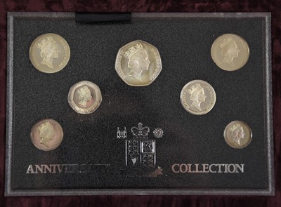 Lot 239 - Elizabeth II, Silver Proof Anniversary...