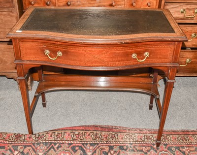 Lot 1148 - A late Victorian mahogany single drawer...