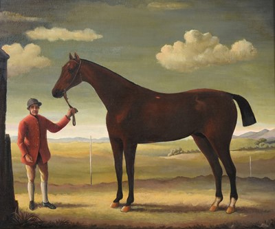 Lot 598 - Manner of James Seymour (1702-1752) Bay horse...