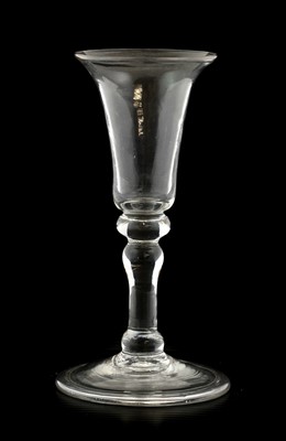 Lot 2 - A Wine Glass, circa 1750, the rounded funnel...