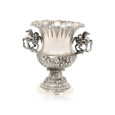 Lot 2085 - An Indian Colonial Silver Two-Handled Cup