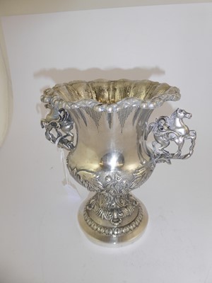 Lot 2085 - An Indian Colonial Silver Two-Handled Cup