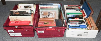 Lot 1226 - Three boxes of books, art reference and...