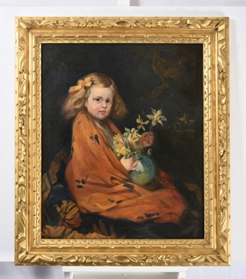 Lot 568 - Harold Arthur Burke (1852-1942) Portrait of a...