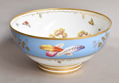 Lot 32 - A 19th century Continental porcelain bowl...