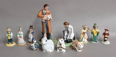 Lot 31 - Royal Doulton Country Vet and Town Vet figures,...