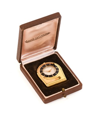 Lot 2199 - Jaeger LeCoultre: A Gold Plated Centre Seconds...