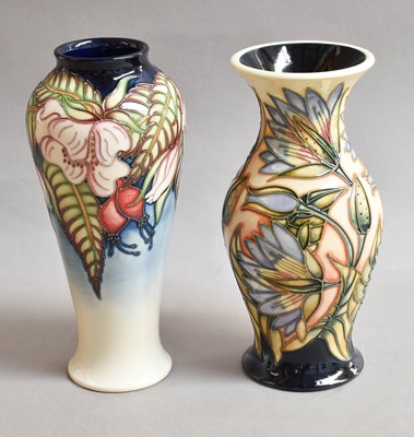 Lot 123 - A modern Moorcroft pottery vase, factory marks...