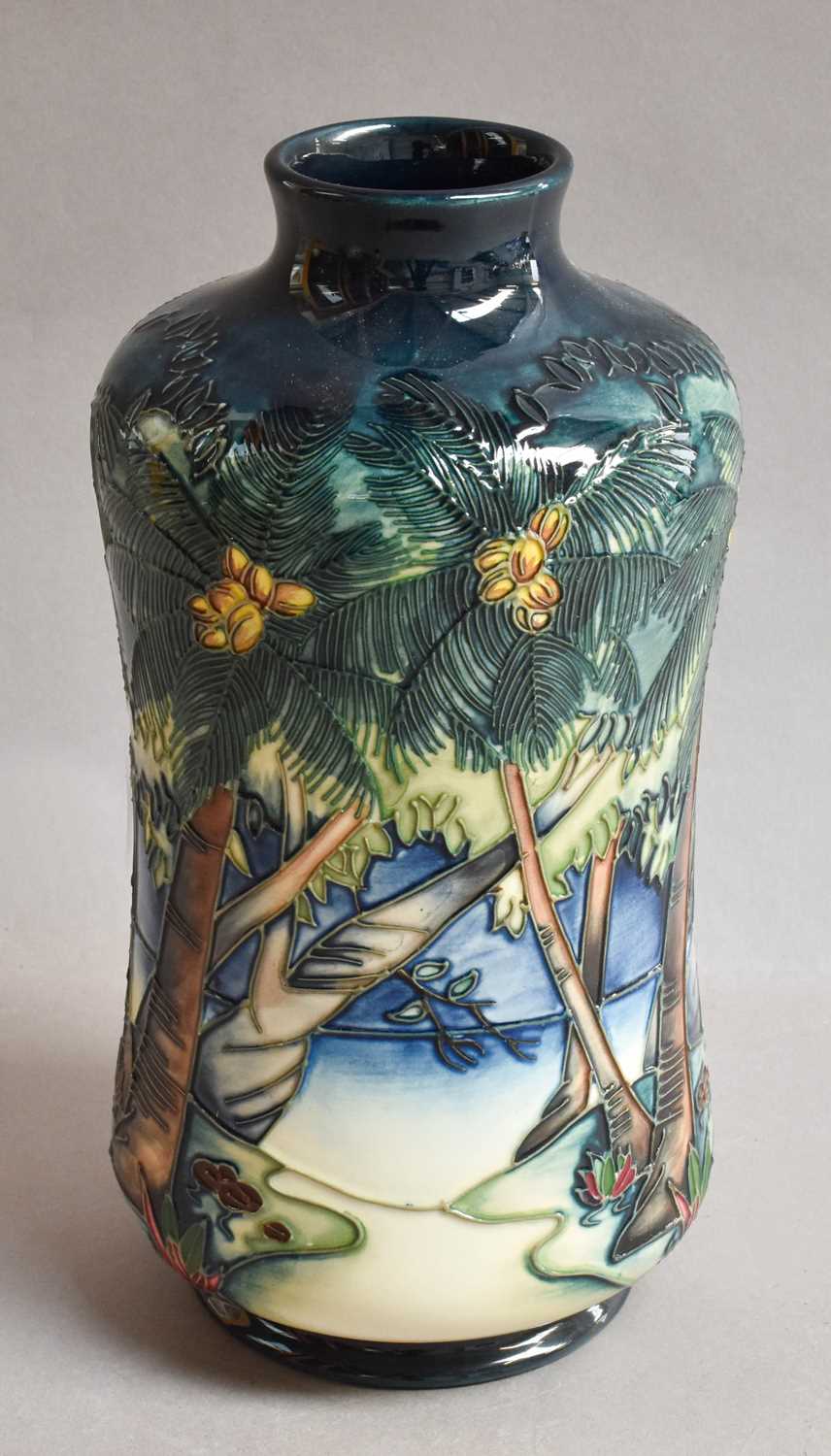 Lot 126 - A modern Moorcroft pottery Kiribati pattern...