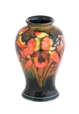 Lot 1035 - Walter Moorcroft (1917-2002): A Flambé Orchid...