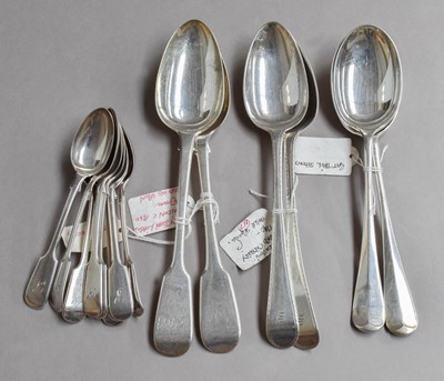 Lot 110 - A Collection of Assorted Silver Flatware,...