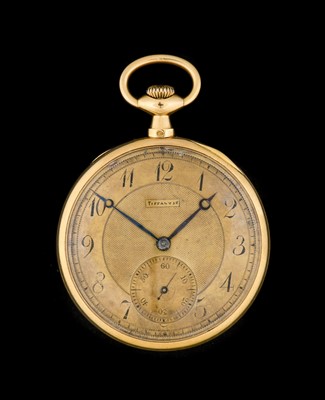 Lot 2240 - Tiffany & Co: An 18 Carat Gold Open Faced...