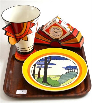 Lot 77 - Three pieces of modern Clarice Cliff